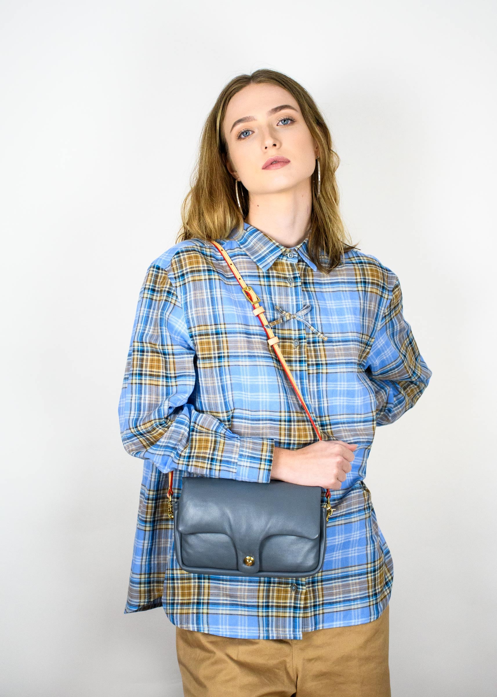 Ruffled Bow Poplin Shirt