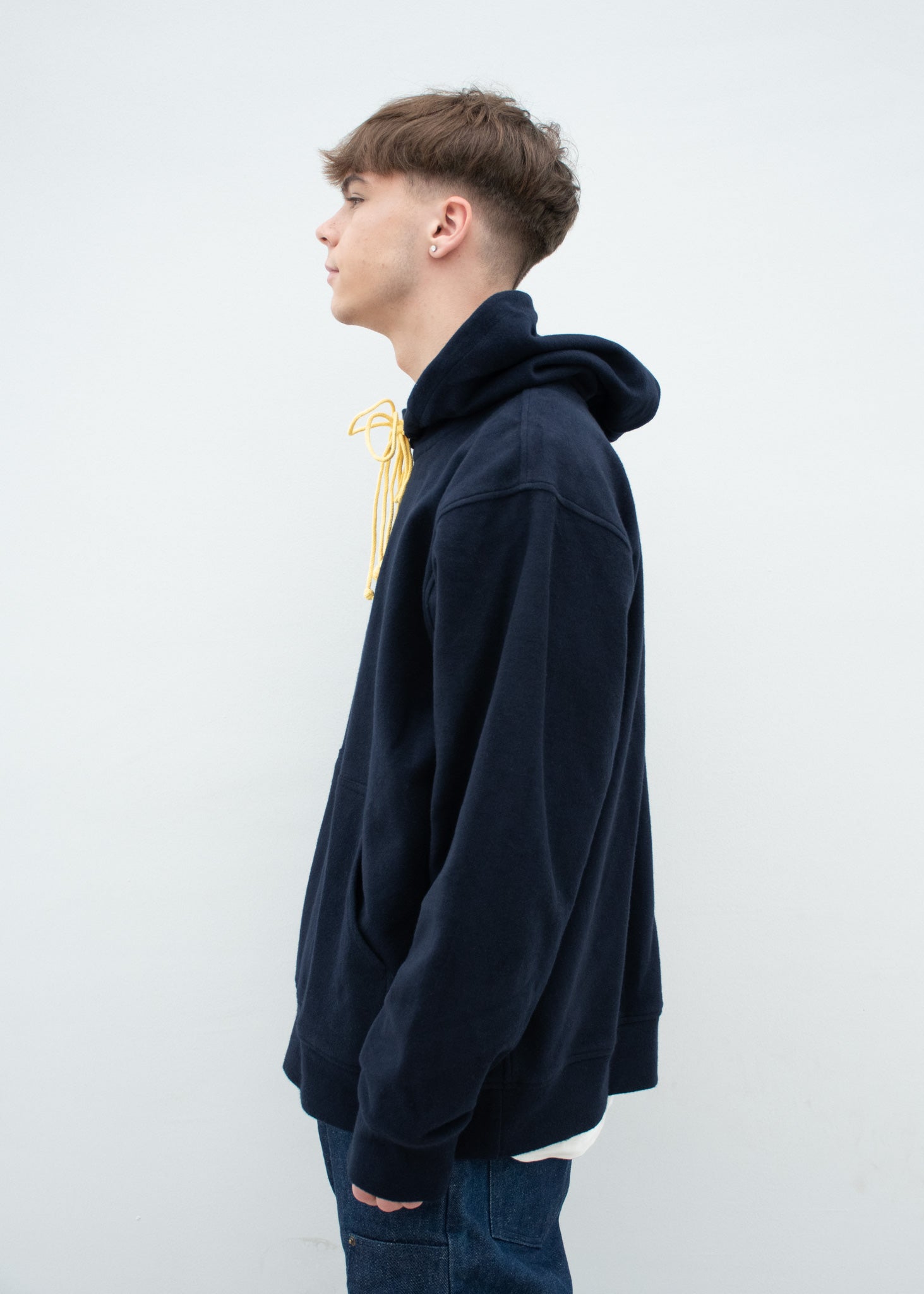 Black Plush Hoodie ANTON HOJDA | Official Store