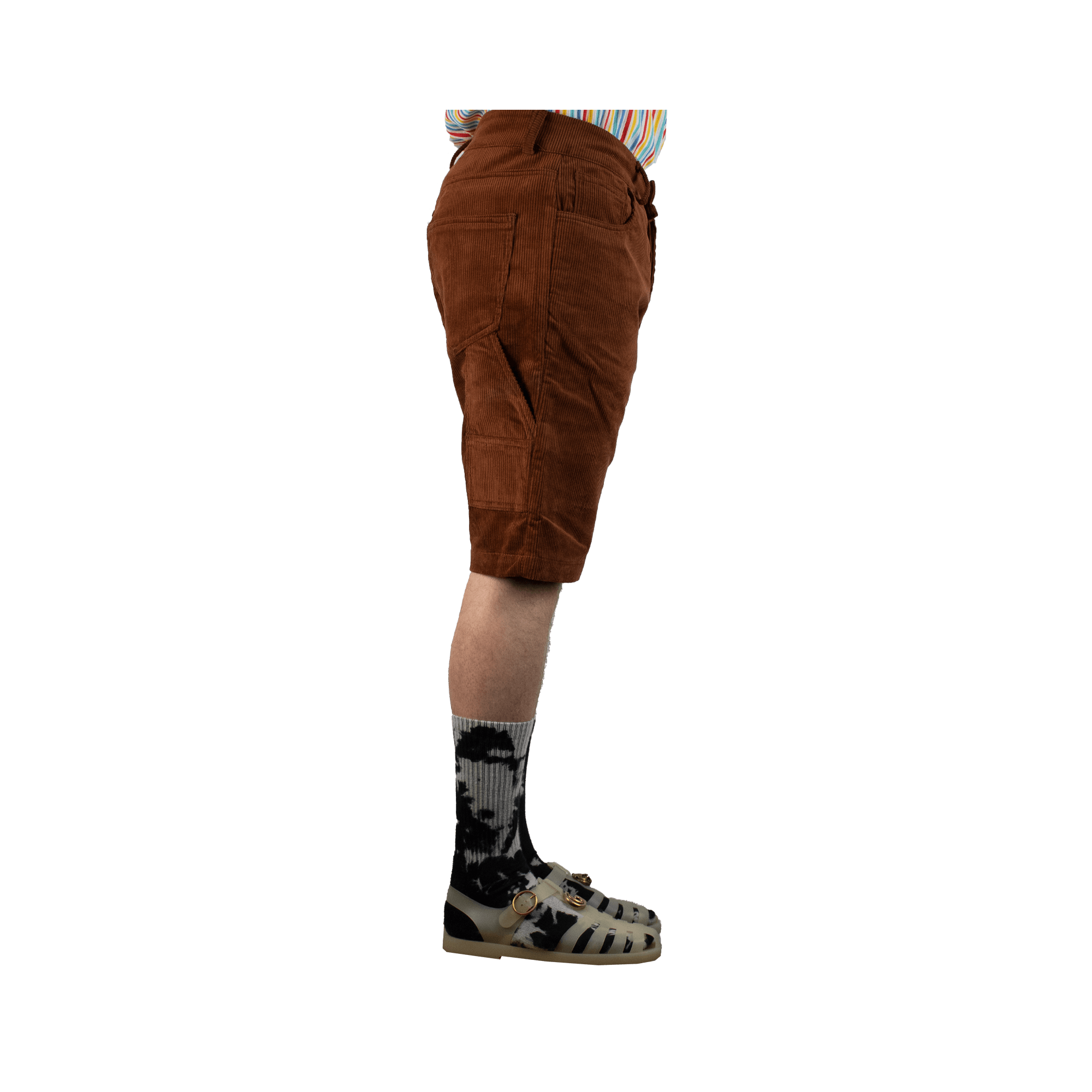 Brown OldSkools Velvet Pants - ANTON HOJDA | Official Store