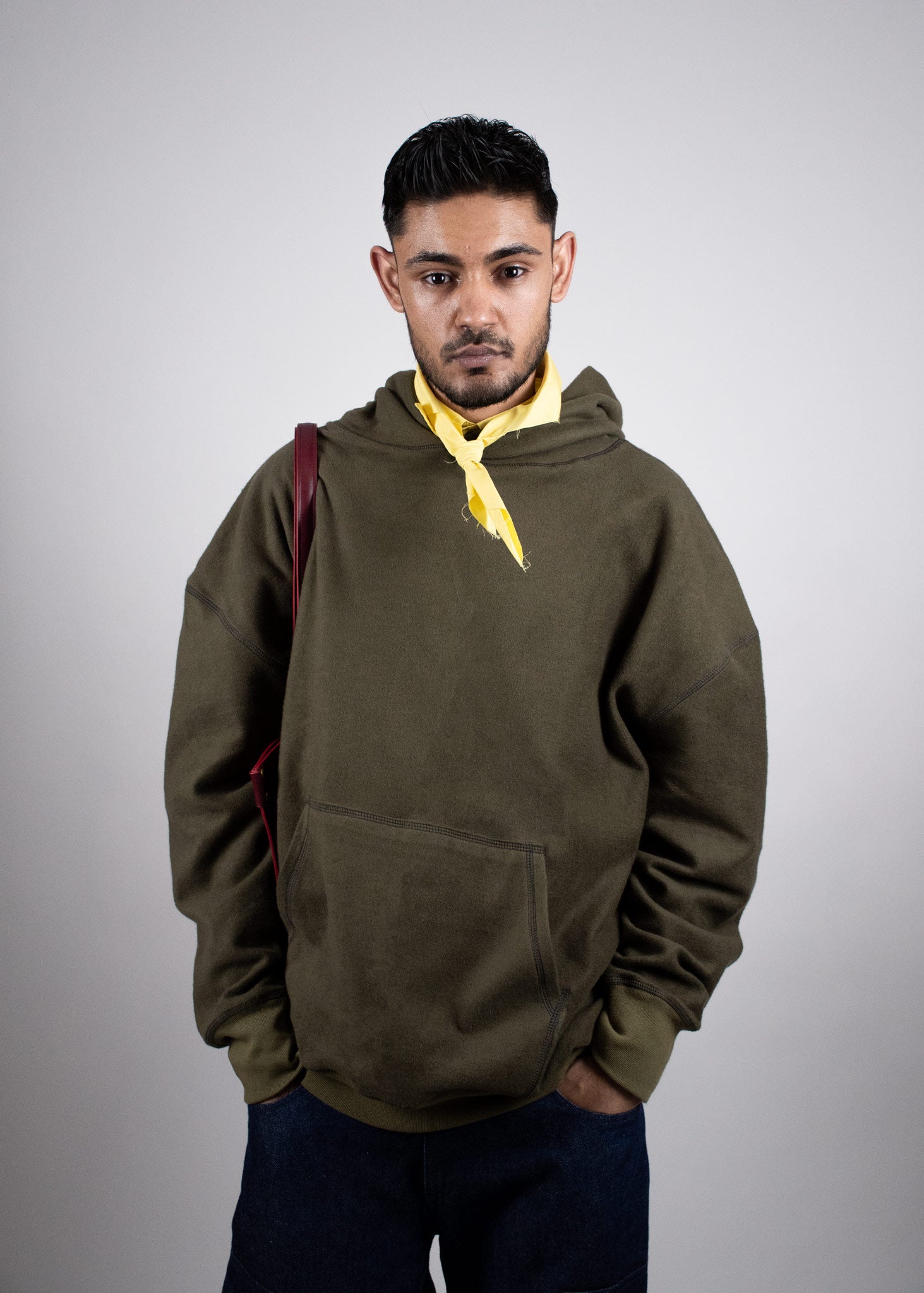 Oversized Shoulder Hoodie ANTON HOJDA | Official Store
