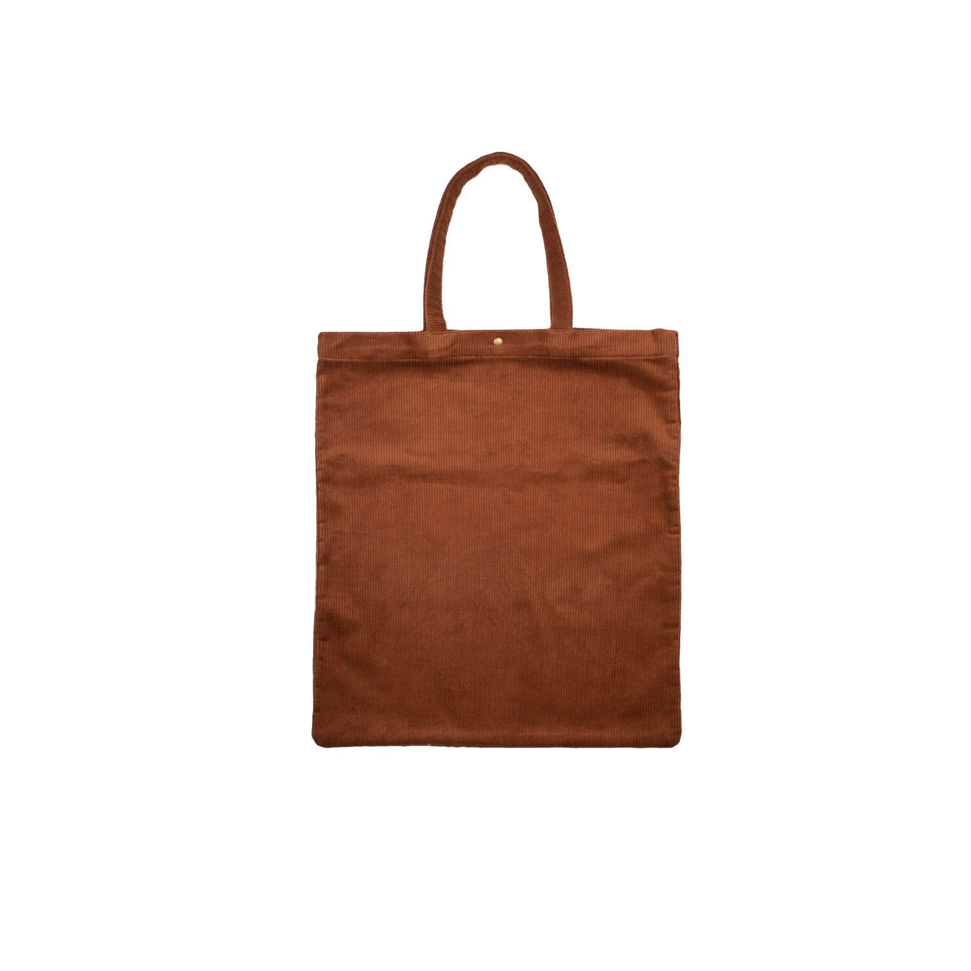 Shopping Bag Brown Stripped Velvet - ANTON HOJDA | Official Site