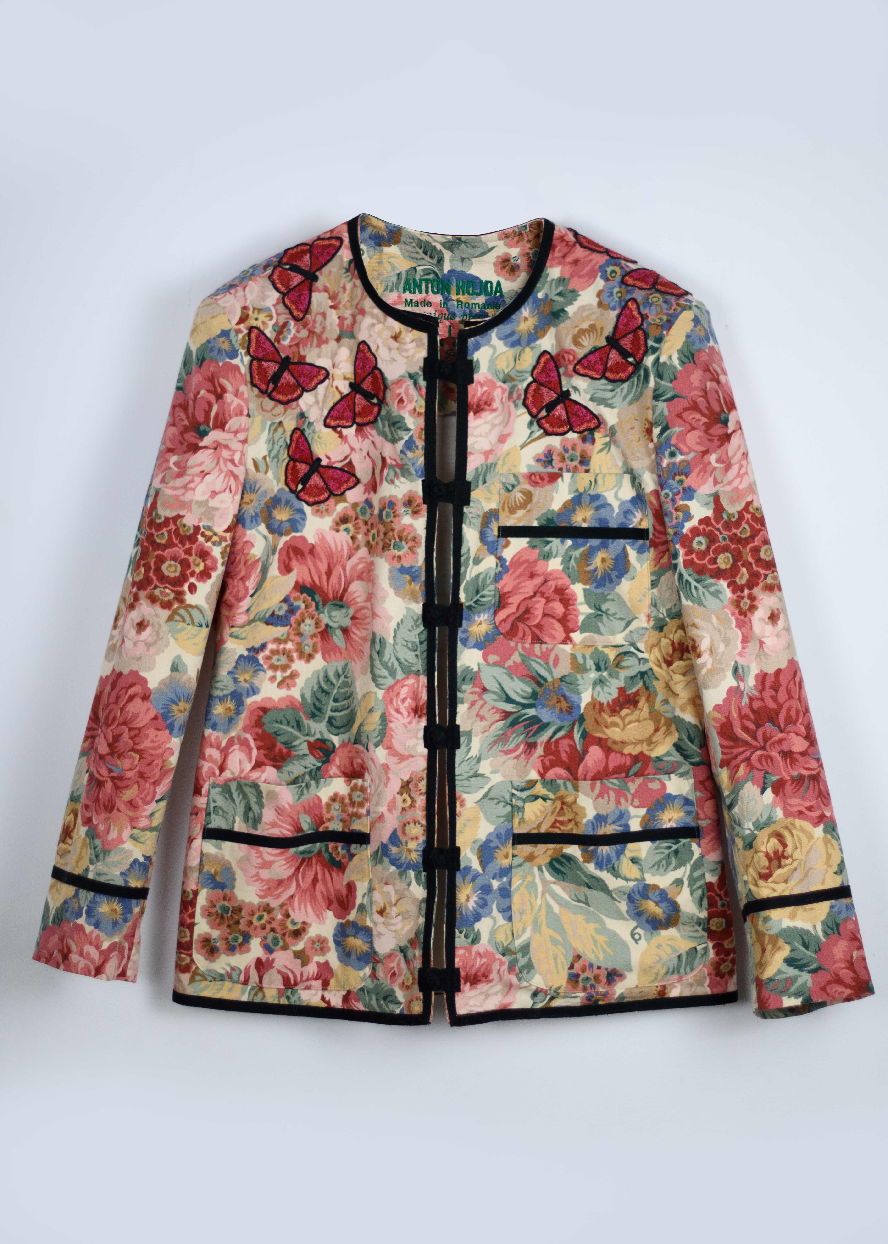 Floral Cotton Blazer