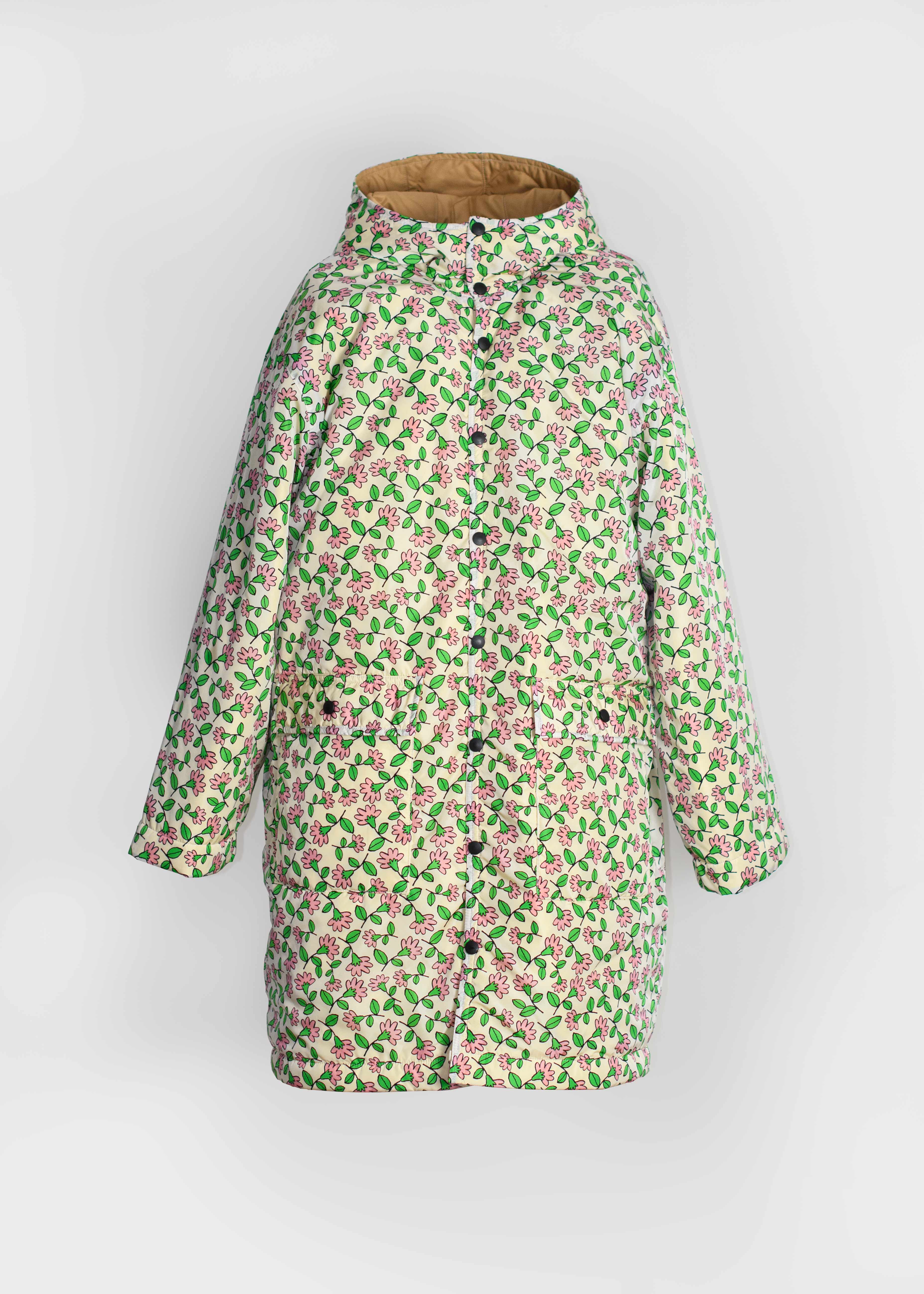 Padded mid-length jacket
