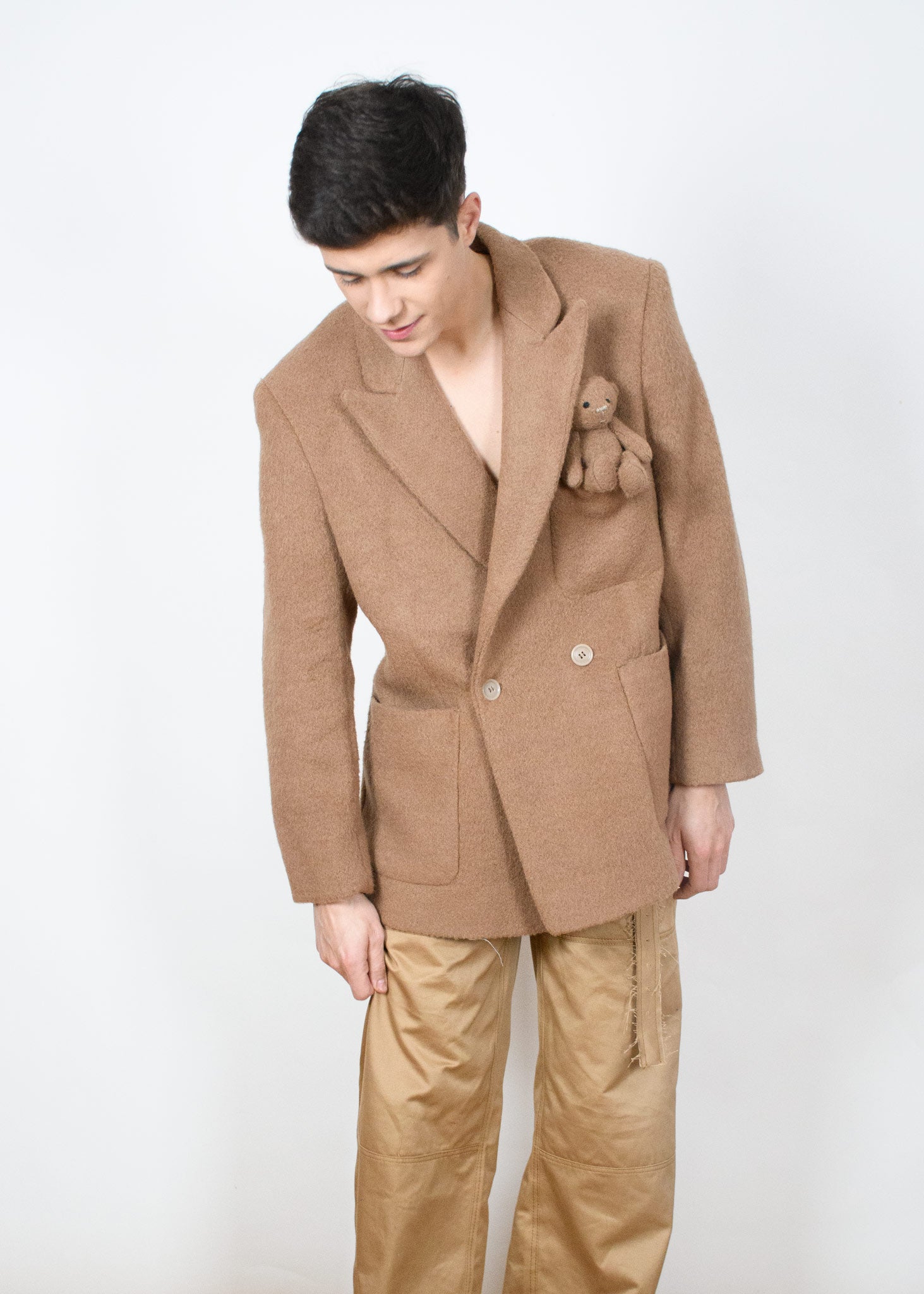 Bear Wool Blend Blazer