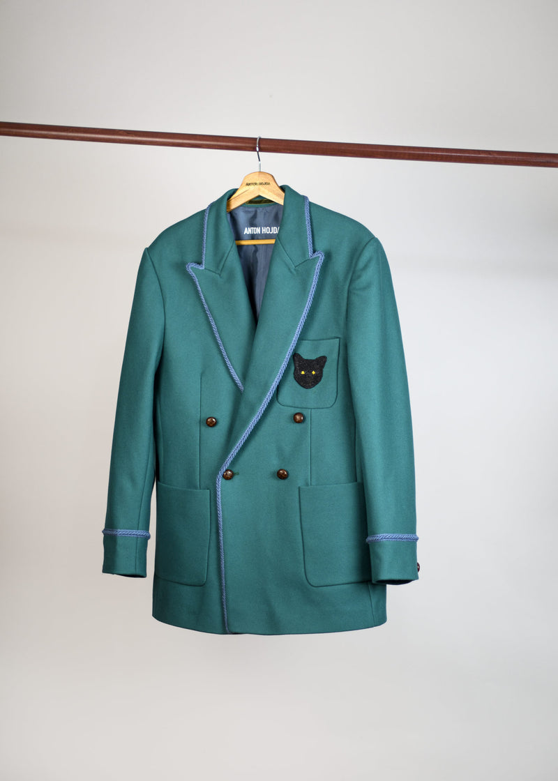 Double-breasted Wool Blazer