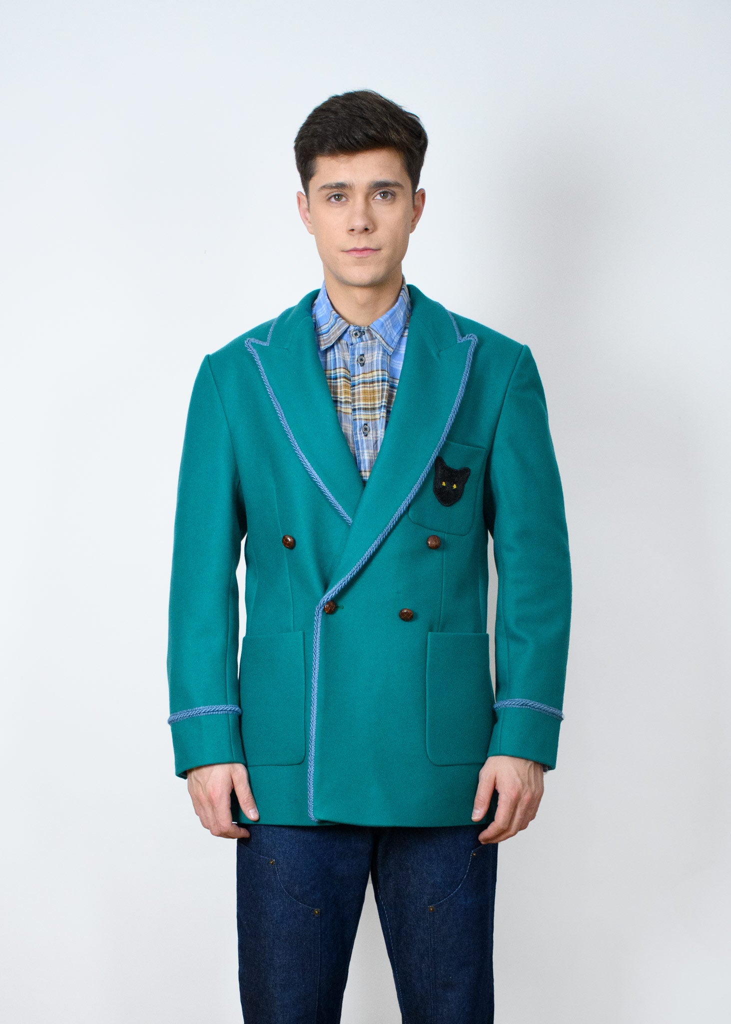 Double-breasted Wool Blazer