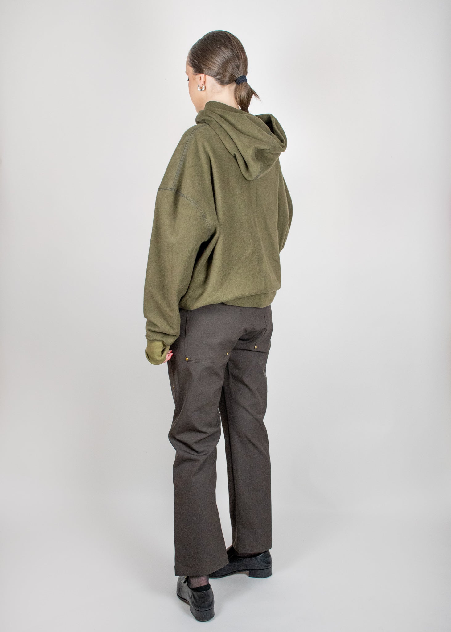 Oversized Shoulder Hoodie