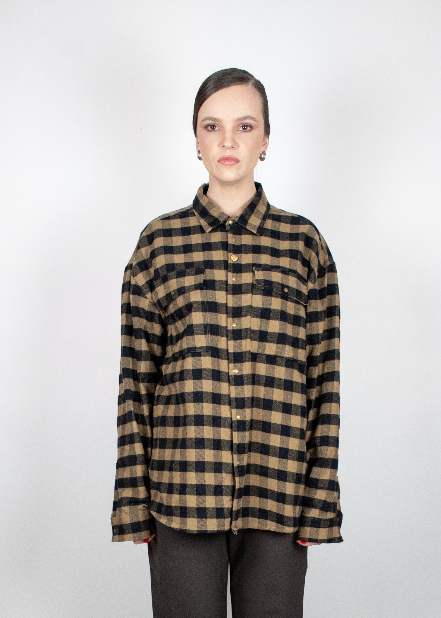Brown Flanel Shirt