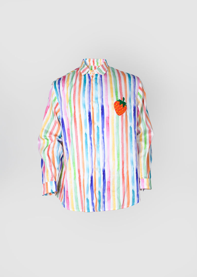 Strawberry Poplin Shirt