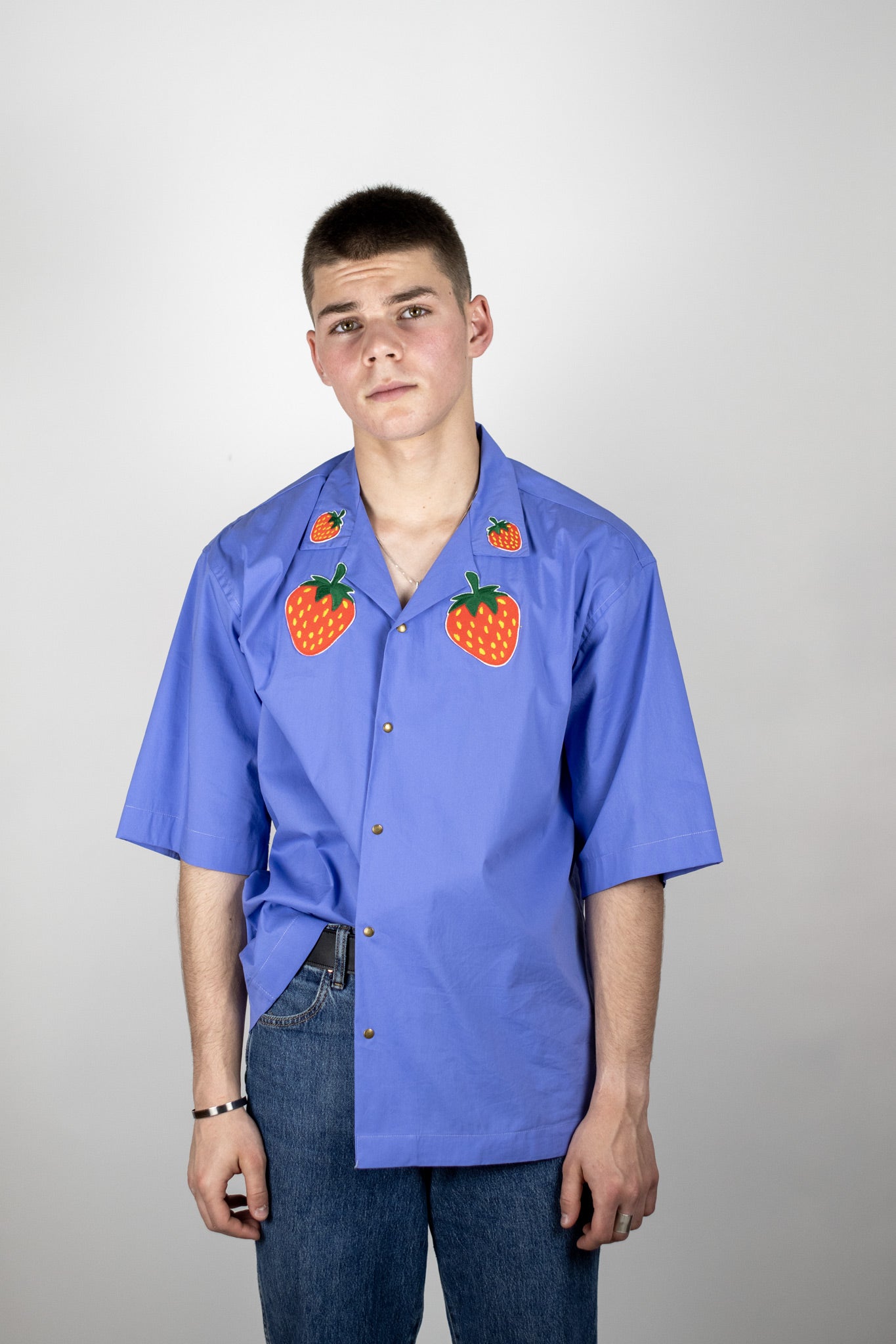 Strawberry Poplin Shirt