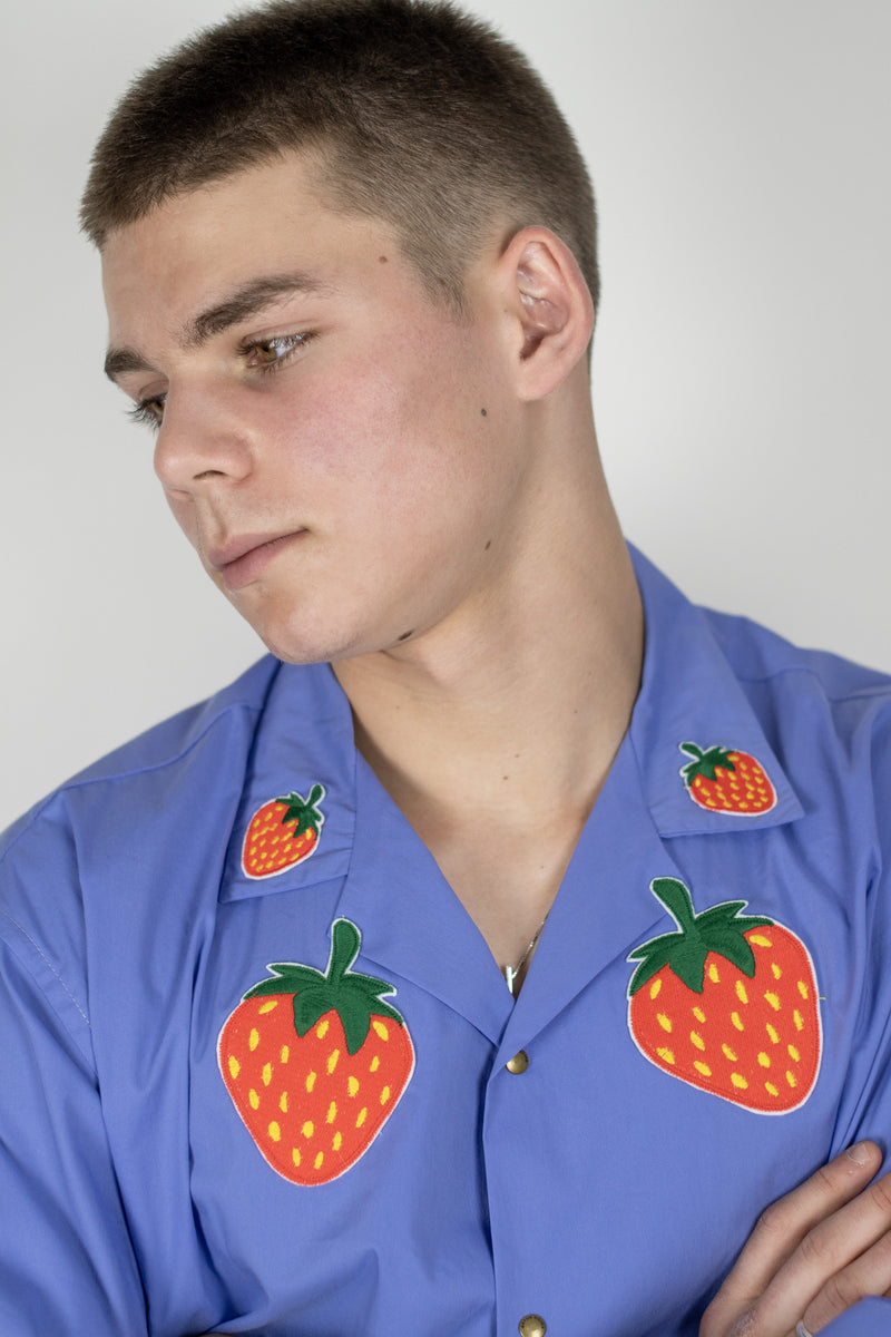 Strawberry Poplin Shirt