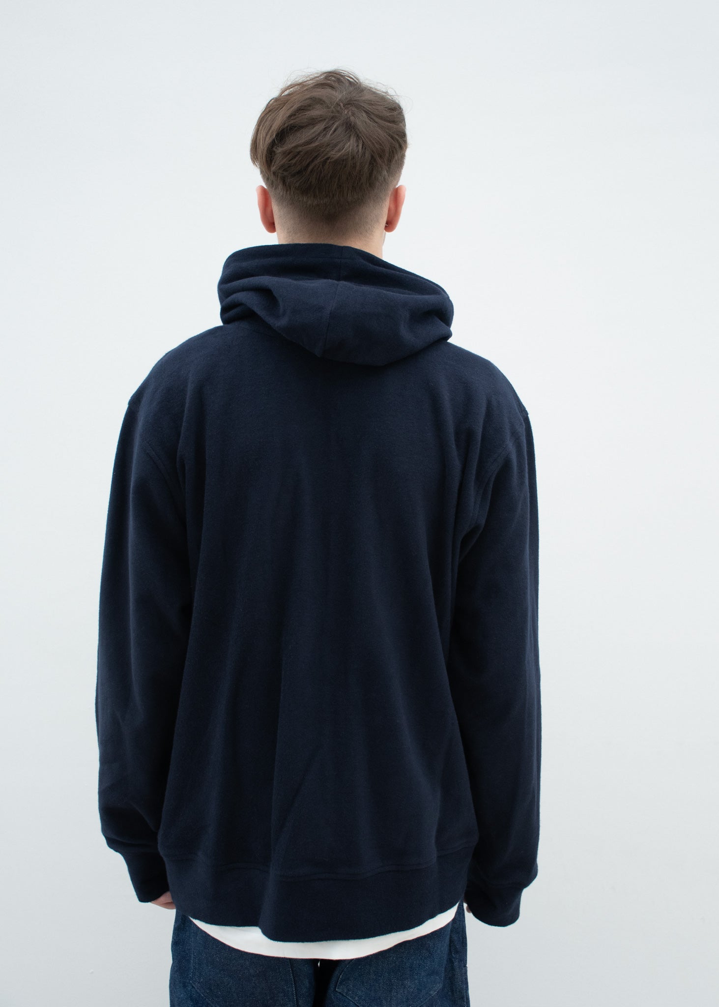 Black Plush Hoodie ANTON HOJDA | Official Store