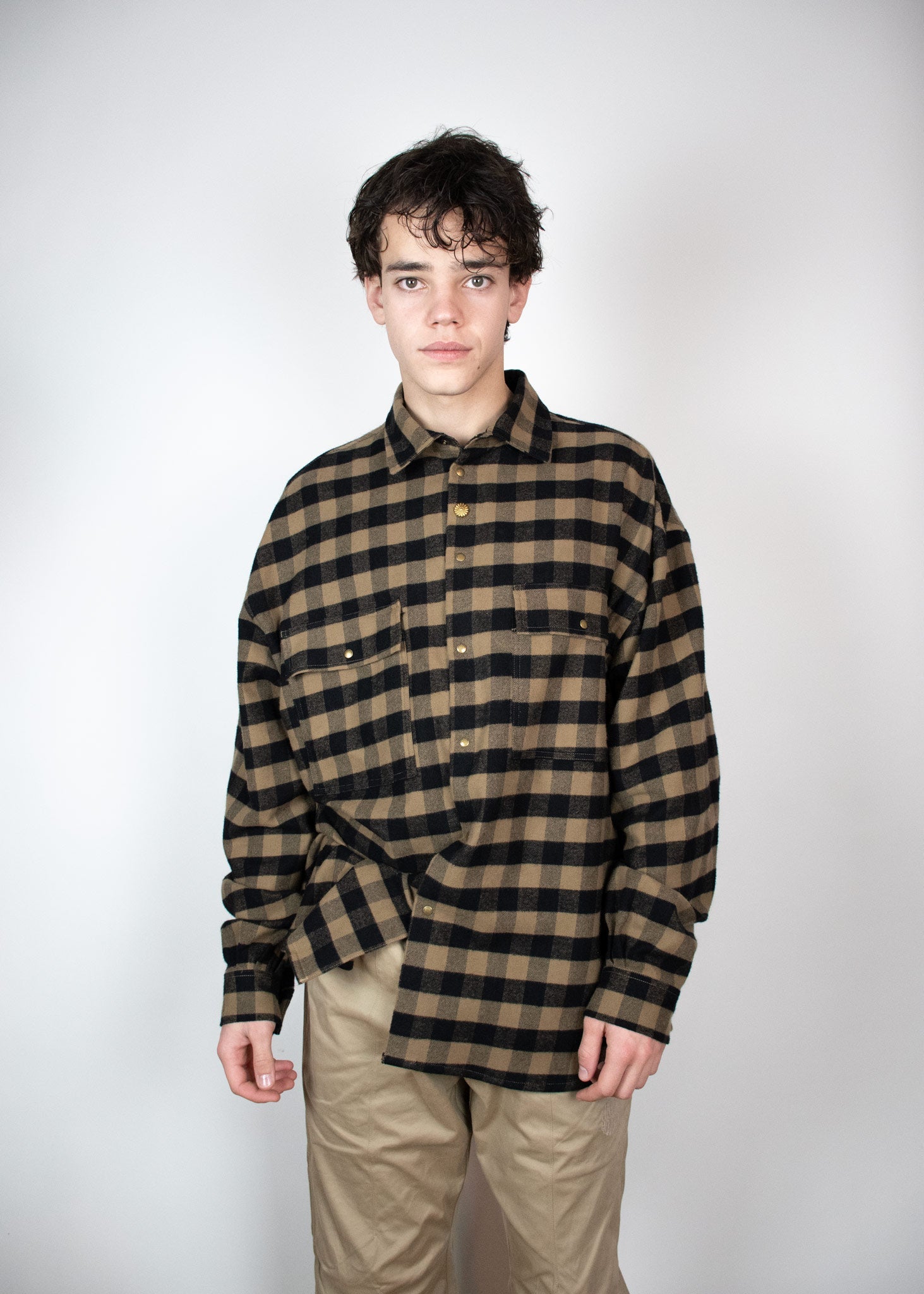 Brown Flanel Shirt