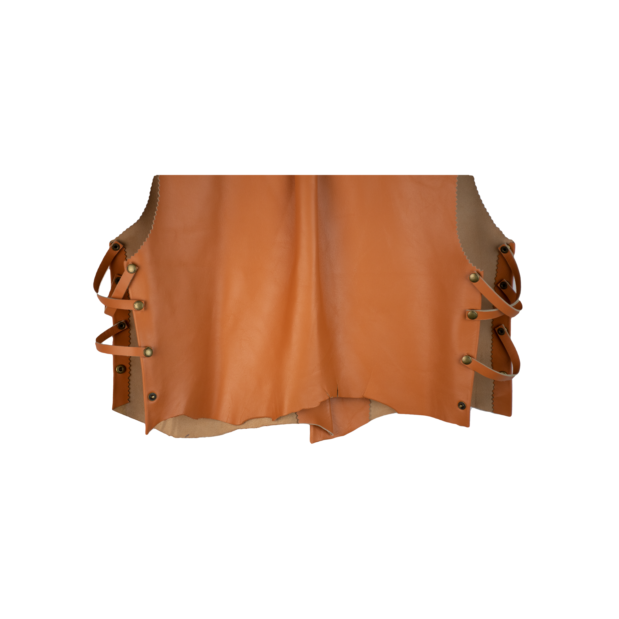 Leather Lilly Asymmetrical Vest 