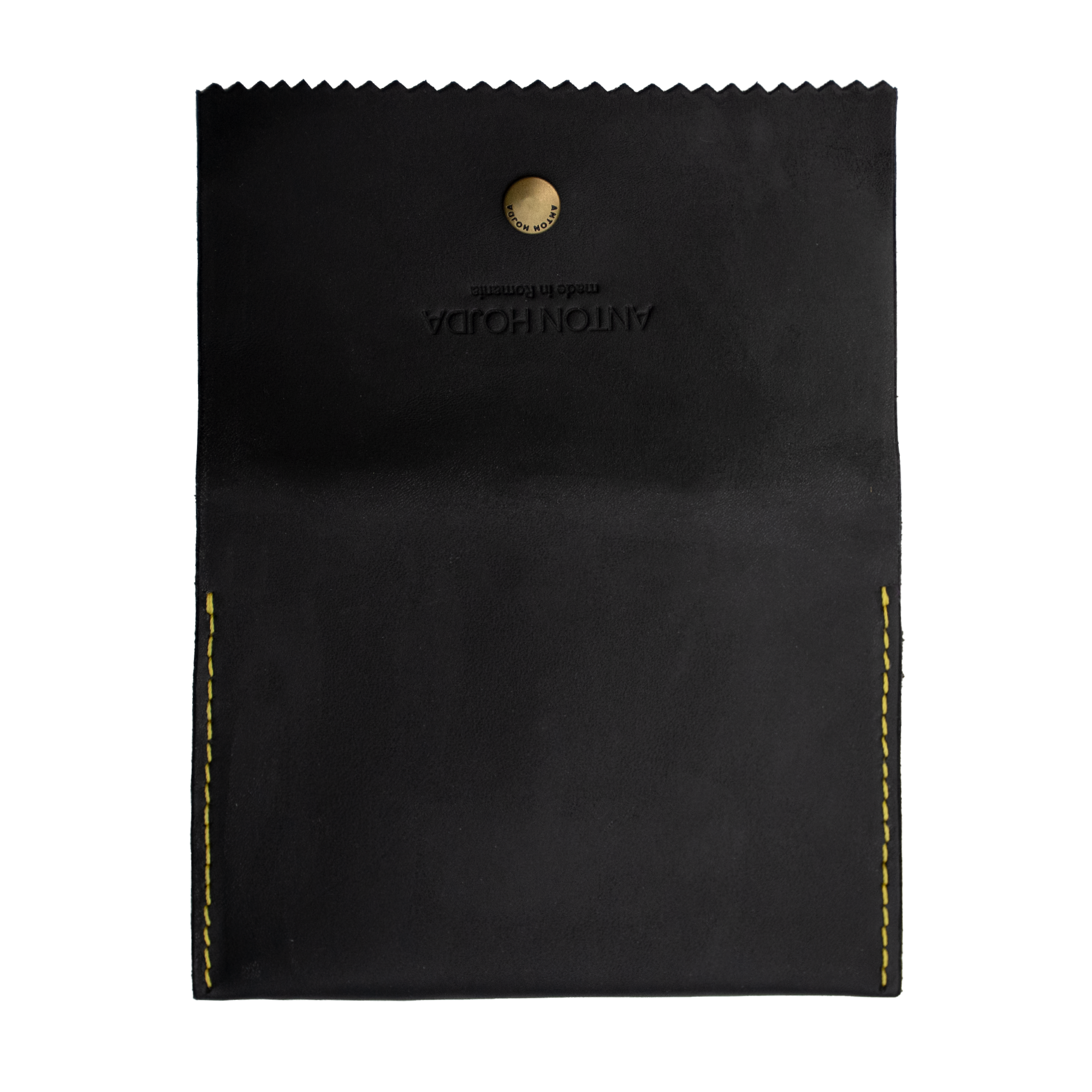 Lilly Wallet Black Vegetable Leather - ANTON HOJDA | Official Site