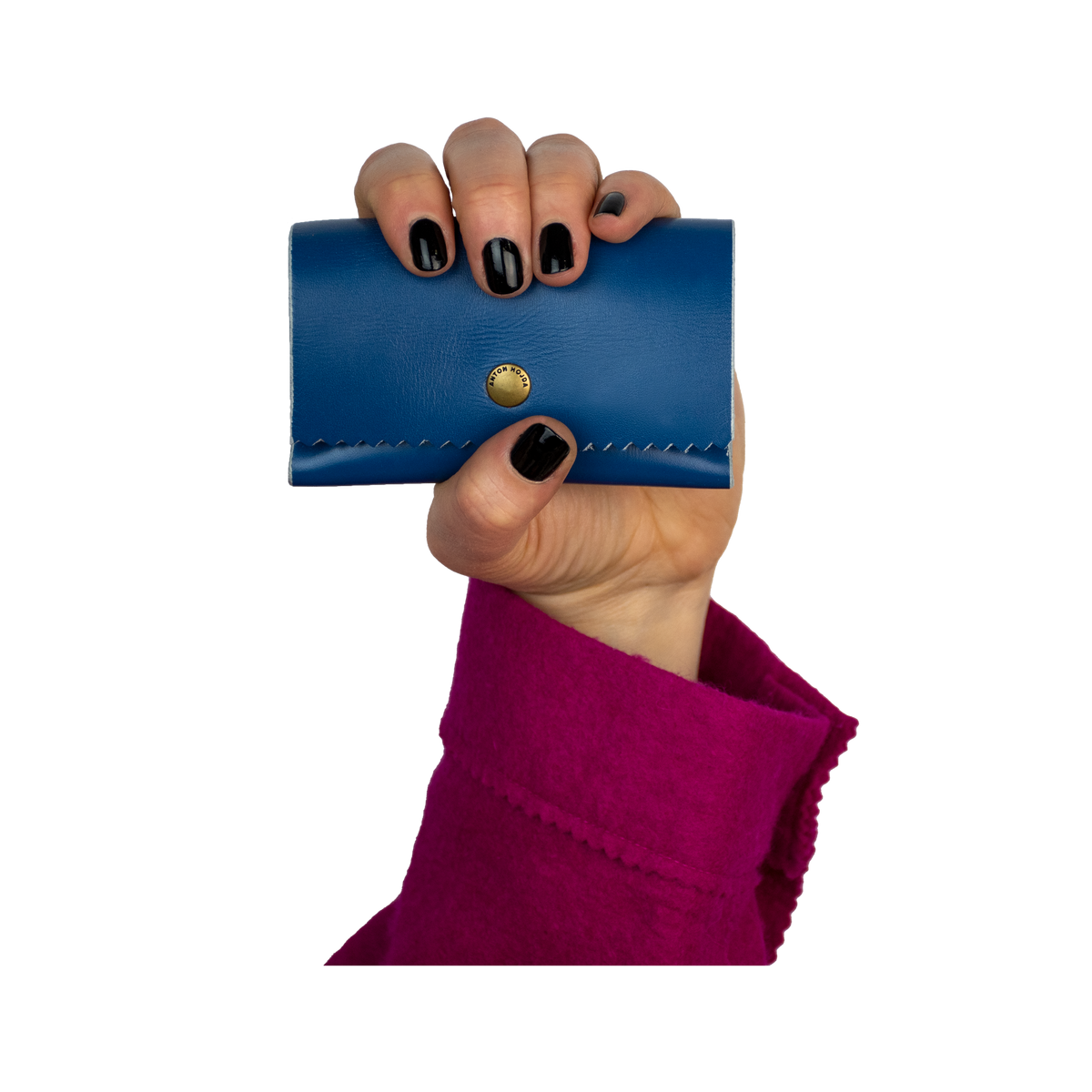 Little Lilly Card Holder Queen Blue - ANTON HOJDA | Official Site