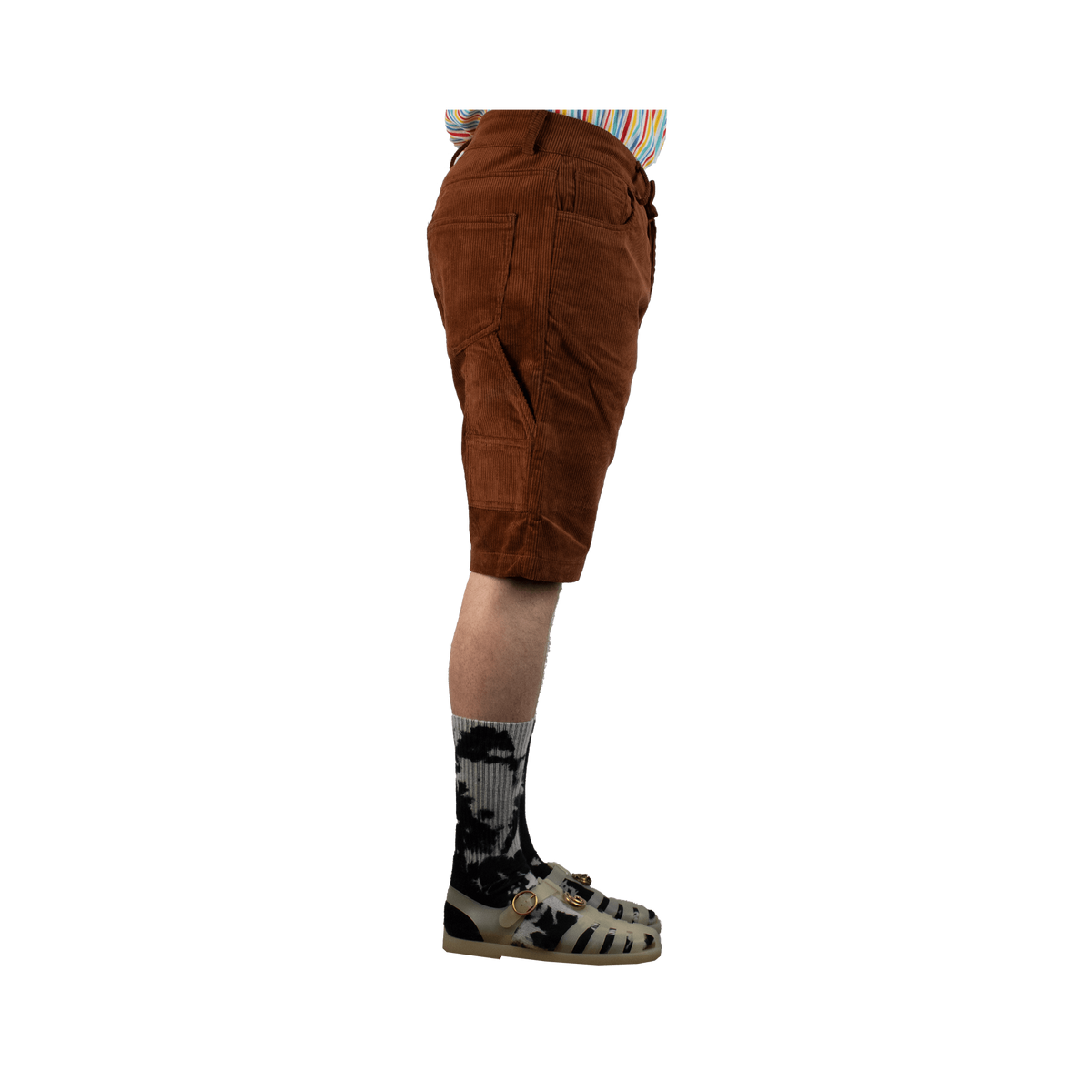 Brown OldSkools Velvet Pants - ANTON HOJDA | Official Store