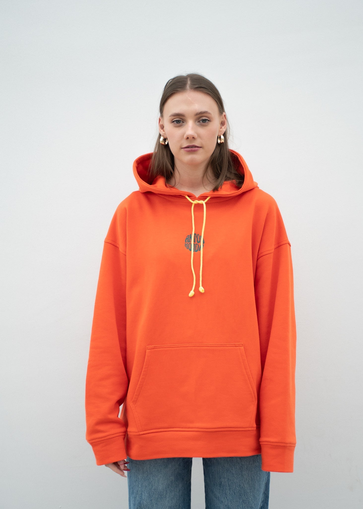 Orange Hoodie
