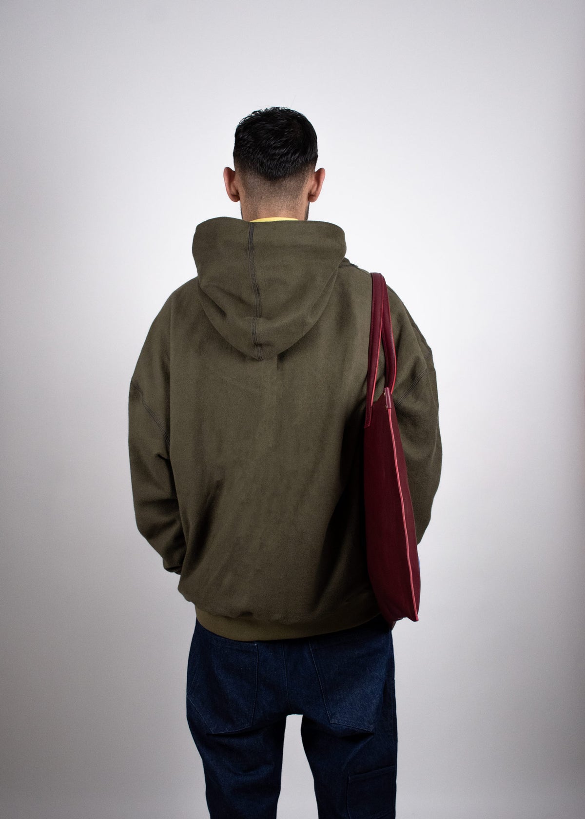 Oversized Shoulder Hoodie ANTON HOJDA | Official Store