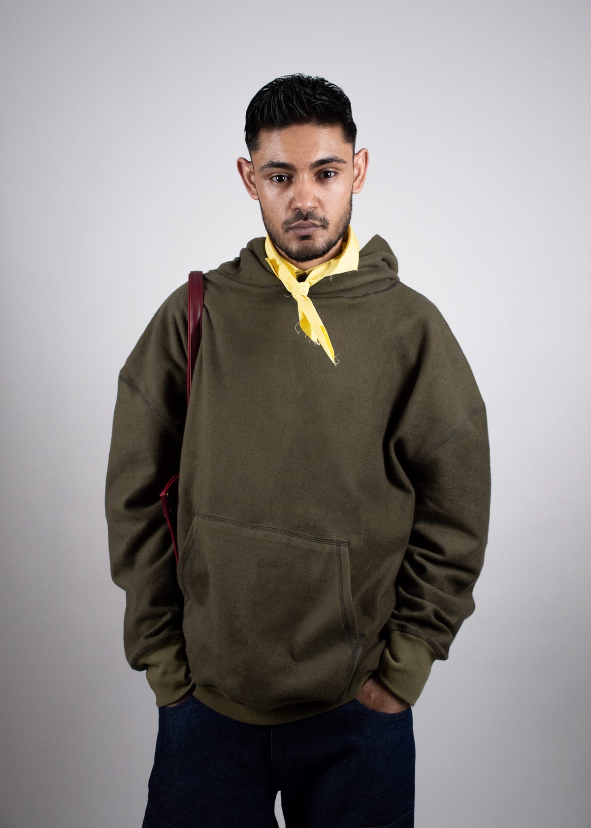 Oversized Shoulder Hoodie ANTON HOJDA | Official Store