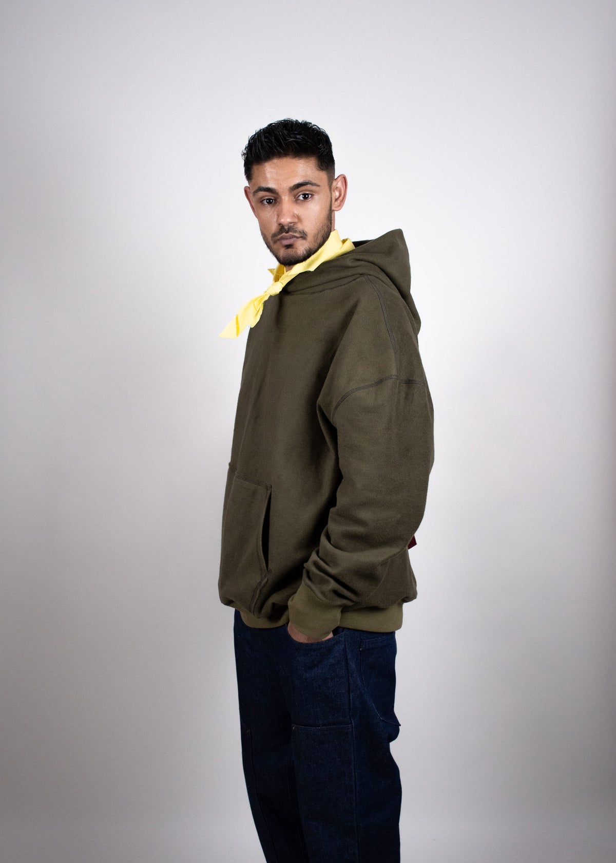 Oversized Shoulder Hoodie ANTON HOJDA | Official Store