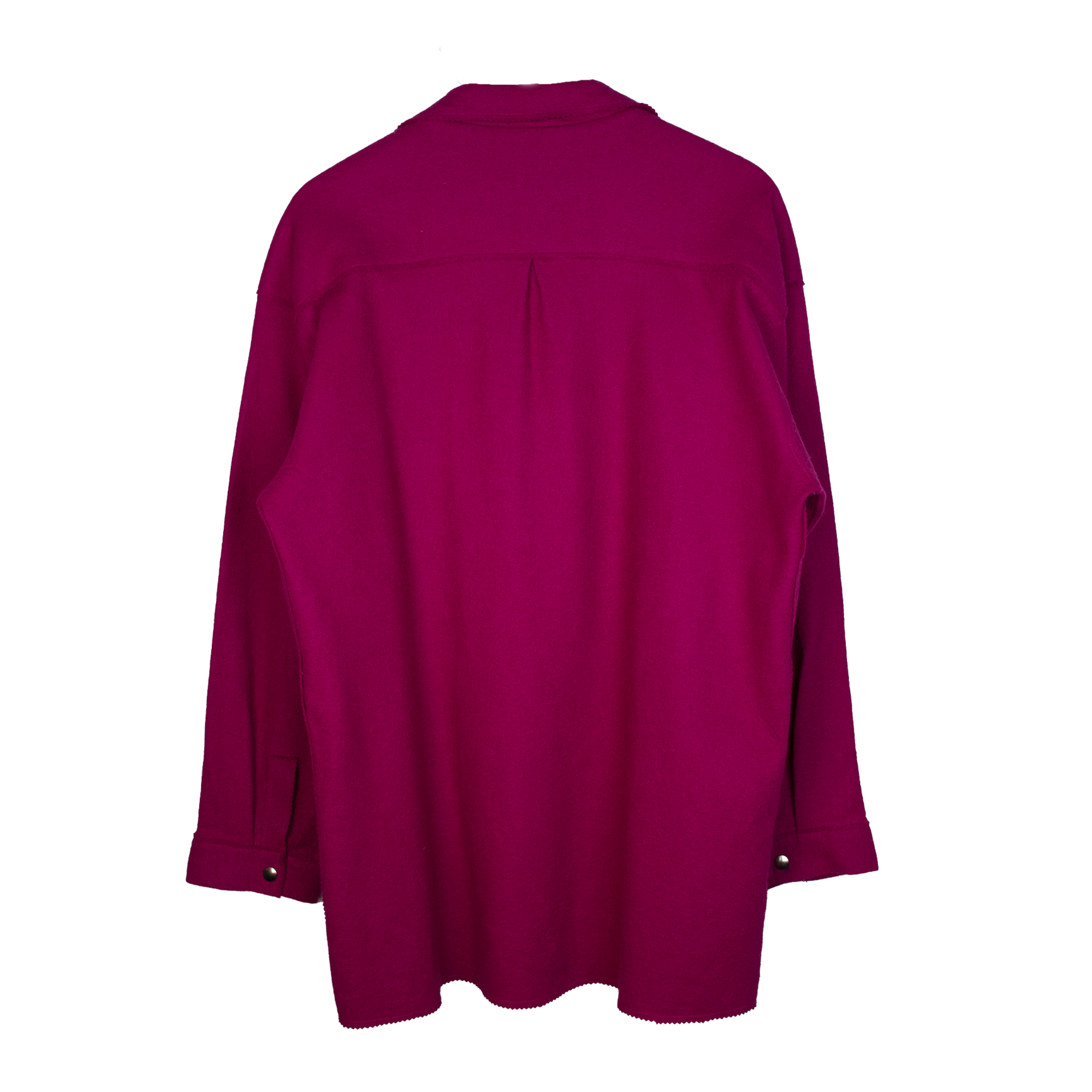 Blend Wool Shirt Pink - ANTON HOJDA | Official Site