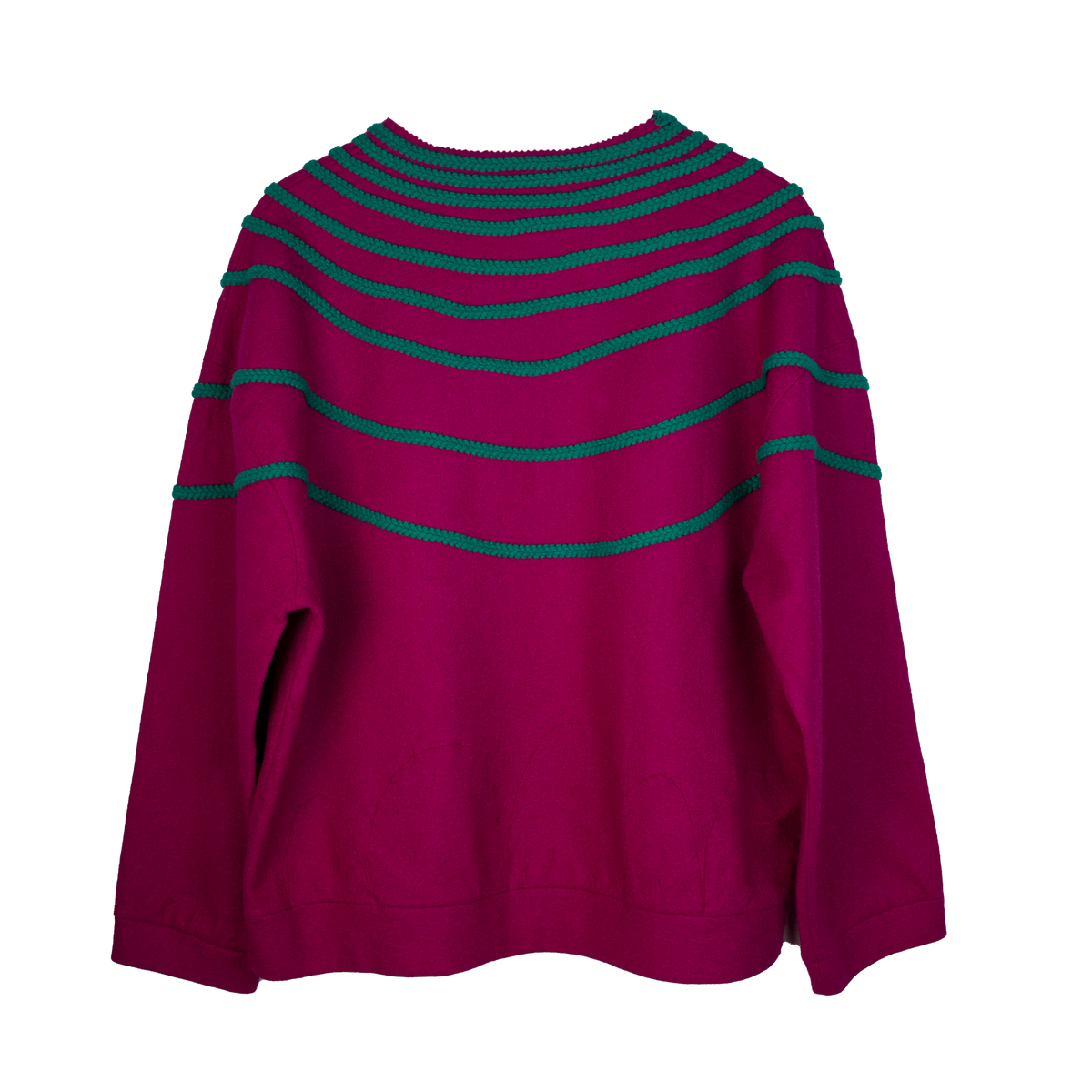 Wool Blend Blouse Pink - ANTON HOJDA | Official Site