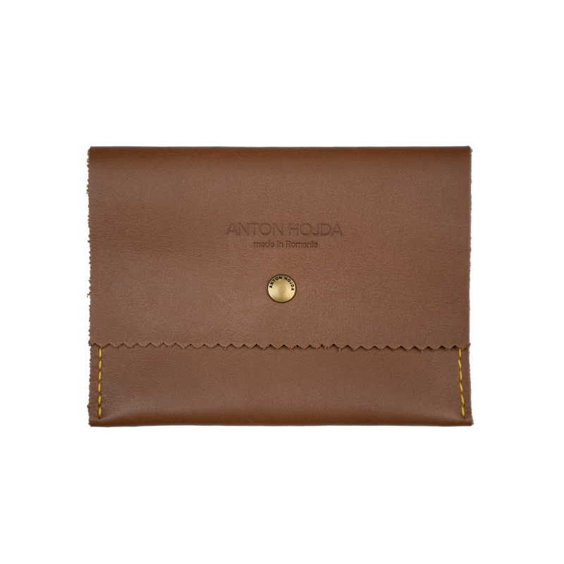 Lilly Wallet Thin Coffe Brown - ANTON HOJDA | Official Site